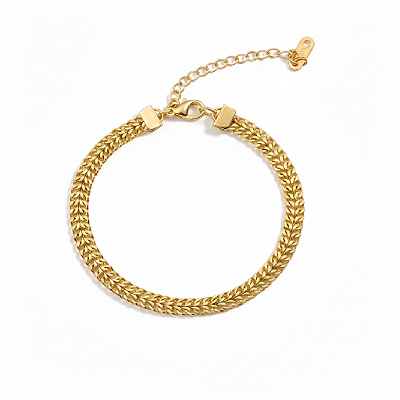 Pulseira Elo Grumet em Aço Inoxidável