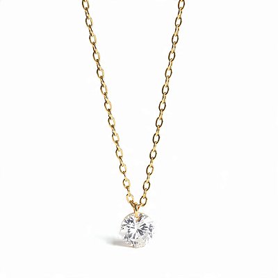 Colar ponto de luz em Aço Inoxidável