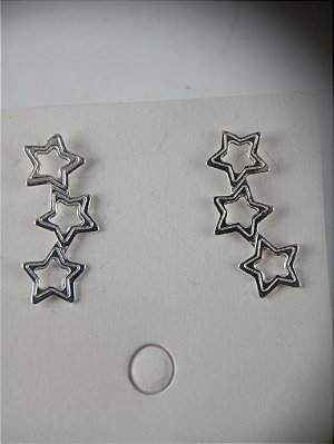 Brinco Ear Cuff Estrelas