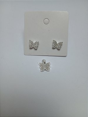 Conjunto Brincos e Pingente