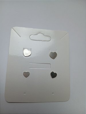 Brincos Dupla Corações