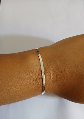 Pulseira Laminada em Prata 925