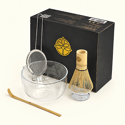 Kit Matcha Glass Ritual Holom