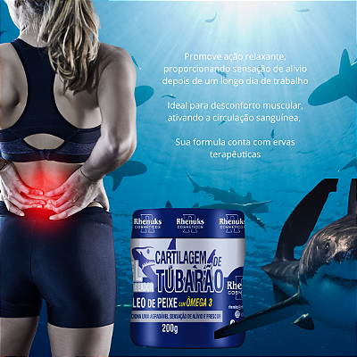 Gel cartilagem de tubarão 200g