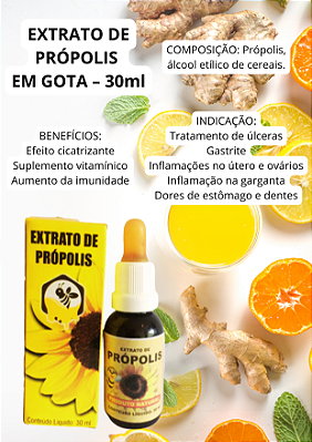 Extrato de própolis 30ml