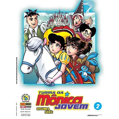 Turma da Mônica Jovem - Segunda Série (nº 04 e 05) - Volume 46 - Usado em ótimo estado