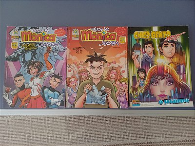 Combo HQs: Turma da Mônica jovem - Saga Monstros do ID (Parte 2 e Final) + Chico Bento Moço Usado em bom estado