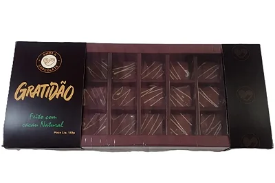 Display Gratidão 24 Tabletinhos Ao Leite