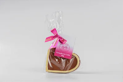 Coração Ao Leite (Celofane)