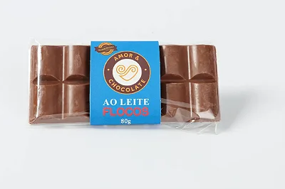 Barra 80g c/ Flocos Ao Leite