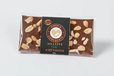 Barra 80g c/ Amendoim Ao Leite