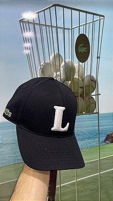 Boné Lacoste Beisebol L Preto