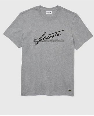Camiseta lacoste logo