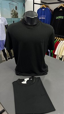 Camiseta lacoste letreiro gola 2026
