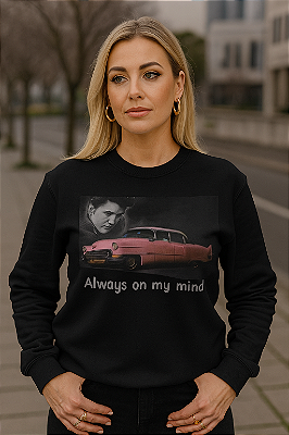 Moletom Elvis e seu Cadillac