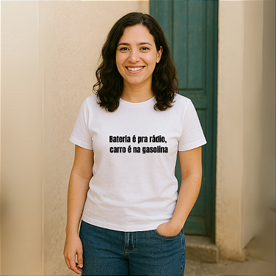 Camiseta Bateria é pra rádio