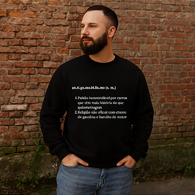 Moletom antigomobilismo