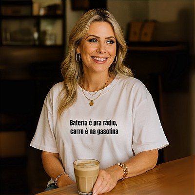 Oversized Bateria é pra rádio