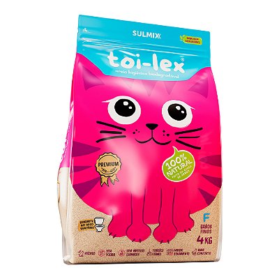 Toi-lex Grãos Finos - Pacote 4 kg