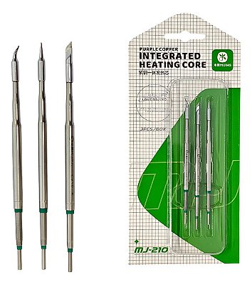 c210 kit pontas faca curva reta da mijing