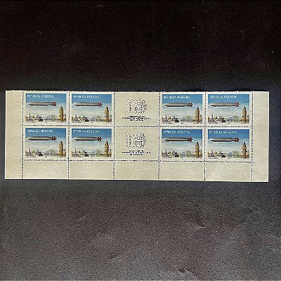 02 Quadras de Selos Estrangeiros - Republica Argentina - 1o.Vuelo Aeropostal - Argentina-Alemanha - - Mint - ref.21