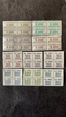 10 Quadras de Selos do Brasil - Regulares - Mint