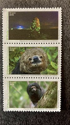 Serie de Selos do Brasil - Riqueza da Fauna Brasileira - Brasil 2019 - Mint