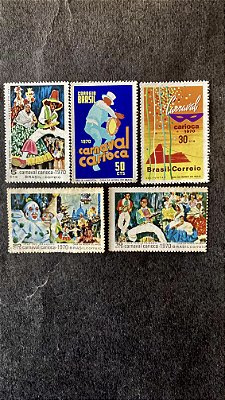 Selos do Brasil - Carnaval Carioca - Brasil 1970 - Mint