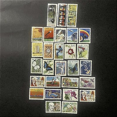 28 Selos Comemorativos do Brasil - Ano 1986 - Mint - ref.37