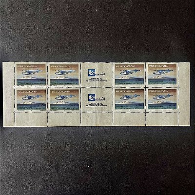 02 Quadras de Selos da Republica Argentina - 1a.Estafeta Aeronaval a La Antartida - Mint - ref.46