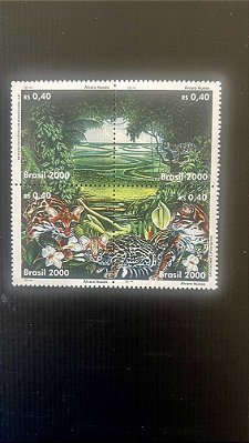 Série de Selos do Brasil - Estação Ecológica de Anavilhanas - 2000 - Mint - ref.582