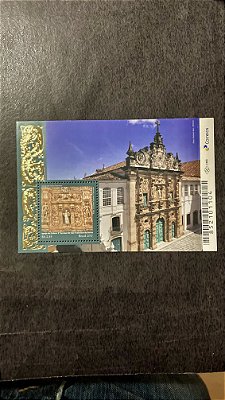 Bloco de Selos do Brasil - Igreja do Estilo Barroco - Brasil 2017 - Mint - ref.537