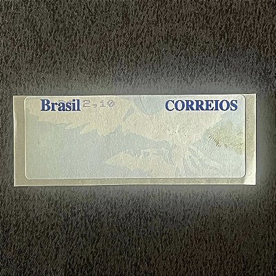 Selo Etiqueta Automato - Pomba Branca - Fundo Azul - Tarifa 2,10 - Mint - ref.103