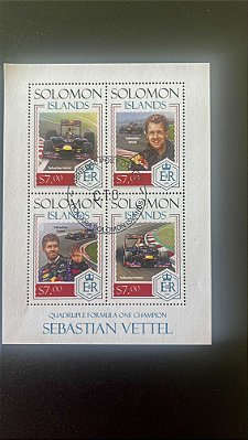 Bloco de Selos - Solomon Islands - Sebastian Vettel - 2003 - ref.137