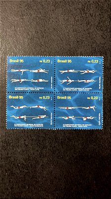 Série de Selos do Brasil - II Campeonato Mundial de Natação - RJ - Brasil 1995 - Mint