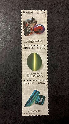Série de Selos do Brasil - Pedras Brasileiras - Brasil 1998 - Mint