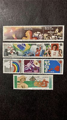 04 Séries de Selos Comemorativos do Brasil - Mint