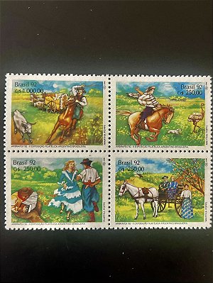 Série de Selos Comemorativos do Brasil - Abrafex 92 - Mint - ref.153