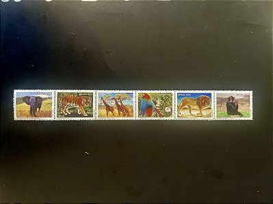 Série de Selos Comemorativos do Brasil - Zoologicos do Brasil - 2007 - Mint -ref.156