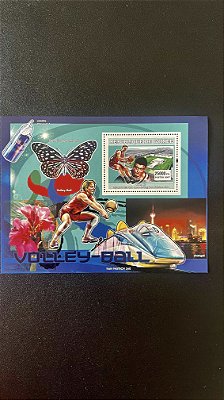 Bloco de Selos da Republique du Guinne - Volley-Ball - Mint - ref.617