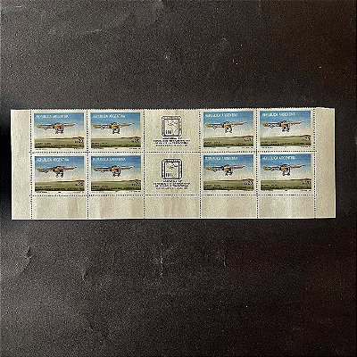 02 Quadras de Selos da Republica Argentina - 1o.Vuelo Aeropostal Buenos Aires - Montevideo - Mint - ref.185