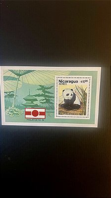 Bloco de Selos Estrangeiros - Nicaragua - Philatokyo - Mint - ref.195