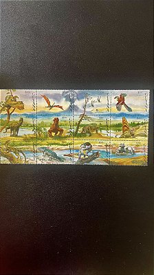 Série de Selos de Guyana - Animais Pré-históricos - Mint - ref.610