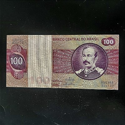 Cédula do Brasil - Cem Cruzeiros - Floriano Peixoto - Mbc - ref.209