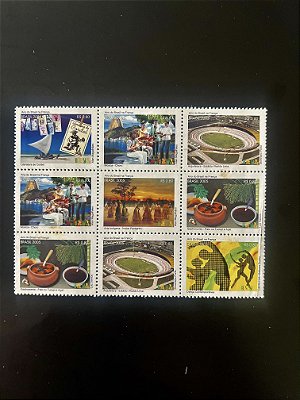 Serie de Selos Comemorativos do Brasil - Ano do Brasil na França - 2005 - Mint - ref.638