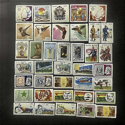 38 Selos Comemorativos do Brasil - Ano 1981 - Mint - ref.25
