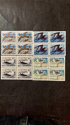 Quadras de Selos Brasil - Preservação da Fauna Brasileira - 1985 - Mint