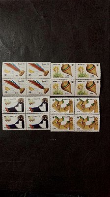 Quadra de Selos Brasil - Ano Internacional da Criança - 1979 - Mint