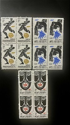 Série de Selos do Brasil - Promoção das Artes Populares - 1972- Mint -ref.330