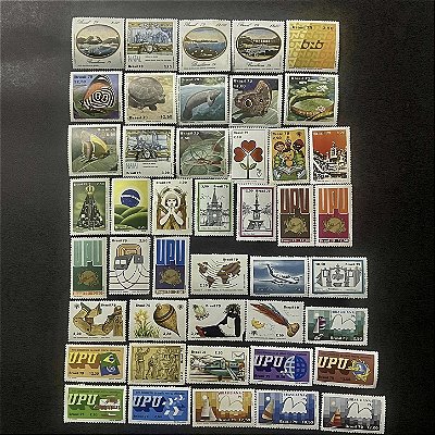 44 Selos Comemorativos do Brasil - Ano 1979 - Mint - ref.346